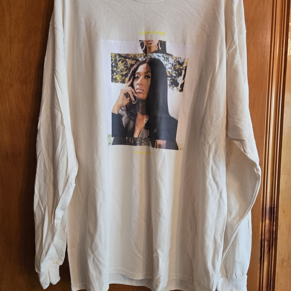 Jazmine Sullivan Long Sleeve TShirt with Graphic Print